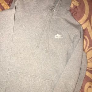 grey Nike hoodie